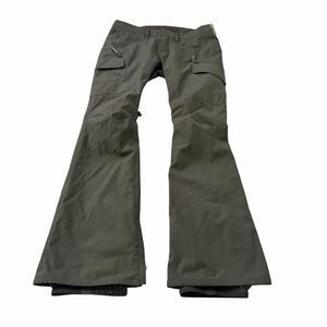BURTON Gloria Snowboard Pants Womens Small Gray Winter Ski Insulated Flared